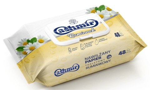 Papier toaletowy Cashmir nawilżany rumianek A48 kolor: biały 48 szt Papier toaletowy Cashmir nawilżany rumianek A48 kolor: biały 48 szt