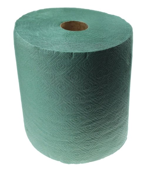 Ręcznik rolka czyściwo celuloza papier kolor: zielony Ręcznik rolka czyściwo celuloza papier kolor: zielony