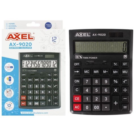 Kalkulator na biurko Axel AX-9020 (517220) Kalkulator na biurko Axel AX-9020 (517220)