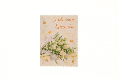 Kartka składana Agamis serdeczne zyczenia B6 Kartka składana Agamis serdeczne zyczenia B6