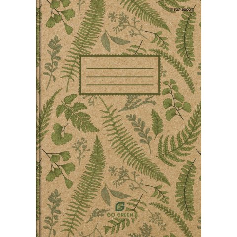 Brulion tematyczny Top 2000 Go Green STANDARD A5 96k. 70g krata (400153379) Brulion tematyczny Top 2000 Go Green STANDARD A5 96k. 70g krata (400153379)