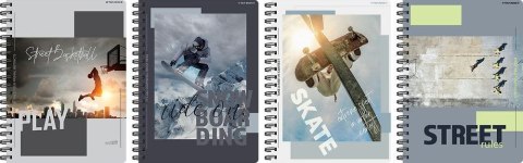 Kołozeszyt (kołonotatnik) POSTER A5 80k. 70g krata TOP-2000 (400182023)