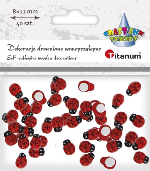 Ozdoba drewniana Titanum Craft-Fun Series biedronki (WDC640) Ozdoba drewniana Titanum Craft-Fun Series biedronki (WDC640)