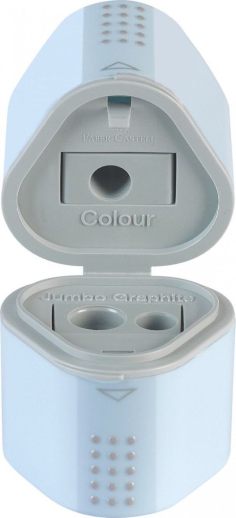 Temperówka Faber Castell GRIP 2001 TRIO SKY BLUE niebieski plastik (183874 FC) Temperówka Faber Castell GRIP 2001 TRIO SKY BLUE niebieski plastik (183874 FC)