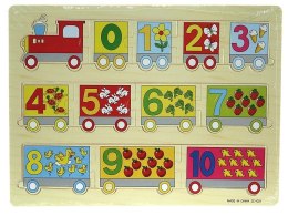 Układanka drewniana, puzzle, auta Adar (543447)