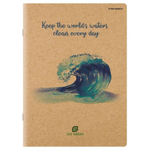 Zeszyt Top 2000 Go Green STANDARD A4 60k. 70g krata (400153378) Zeszyt Top 2000 Go Green STANDARD A4 60k. 70g krata (400153378)