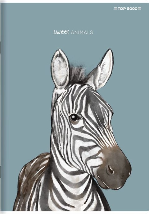 Zeszyt Top 2000 SWEET ANIMAL 400169463 A5 32k. 70g krata Zeszyt Top 2000 SWEET ANIMAL 400169463 A5 32k. 70g krata
