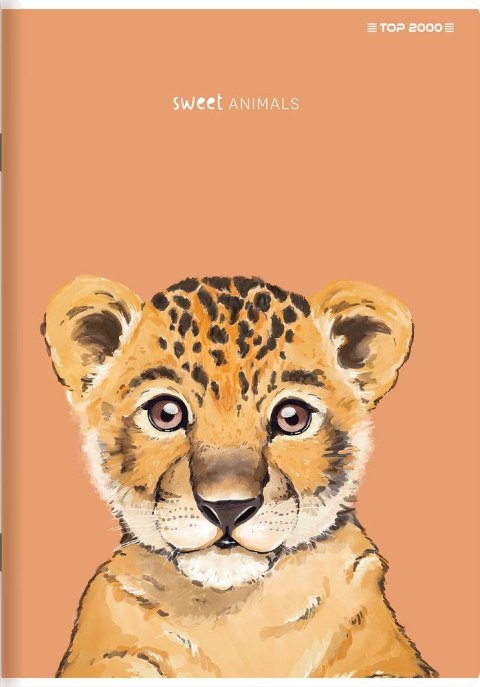Zeszyt Top 2000 SWEET ANIMAL 400169463 A5 32k. 70g krata Zeszyt Top 2000 SWEET ANIMAL 400169463 A5 32k. 70g krata