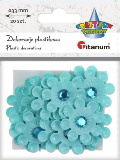 Kwiaty Titanum Craft-Fun Series samoprzylepne (2324043-blue) Kwiaty Titanum Craft-Fun Series samoprzylepne (2324043-blue)