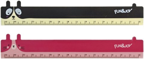 Linijka plastik Fun&Joy 15cm (FJ924194) Linijka plastik Fun&Joy 15cm (FJ924194)