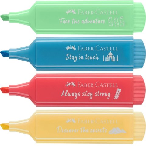 Zakreślacz Faber Castell Pastelowy 4 kol. mix 1,0-5,0mm (254625 FC) Zakreślacz Faber Castell Pastelowy 4 kol. mix 1,0-5,0mm (254625 FC)