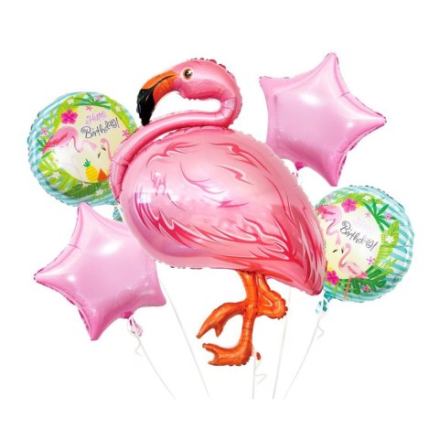 Balon foliowy Godan zestaw 5 szt. Flaming (BZ-HFLA) Balon foliowy Godan zestaw 5 szt. Flaming (BZ-HFLA)