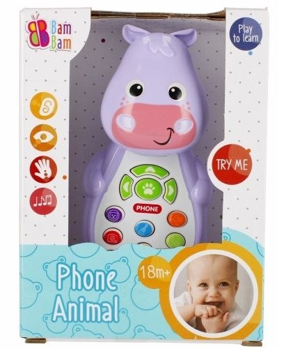 Telefon zabawkowy Bam Bam muzyczny Hipco (499231) Telefon zabawkowy Bam Bam muzyczny Hipco (499231)