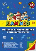 Zeszyt papierów kolorowych Flamingo A4 8k Zeszyt papierów kolorowych Flamingo A4 8k
