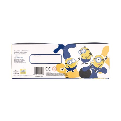 Farby akwarelowe Beniamin Minionki 20ml 12 kolor. Farby akwarelowe Beniamin Minionki 20ml 12 kolor.