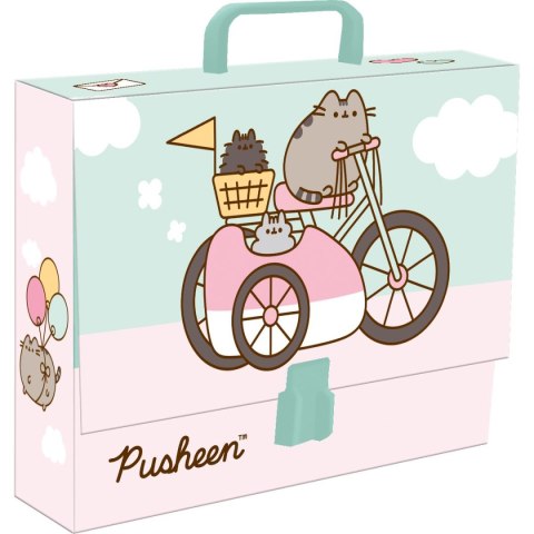 Teczka kartonowa na zatrzask Pusheen A4 mix Unipap Teczka kartonowa na zatrzask Pusheen A4 mix Unipap