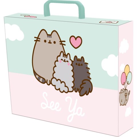 Teczka kartonowa na zatrzask Pusheen A4 mix Unipap Teczka kartonowa na zatrzask Pusheen A4 mix Unipap