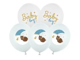 Balon gumowy Baby boy mix 300mm Partydeco (SB14P-338-000-6)