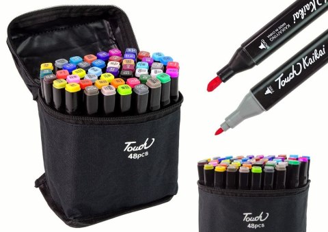 Marker specjalistyczny Lean Zestaw Pisaków Markerów Touch 48 Szt Torba Markery Alkoholowe mix (12858)