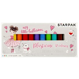 Plastelina 12 kol. Balerina mix Starpak (492058)
