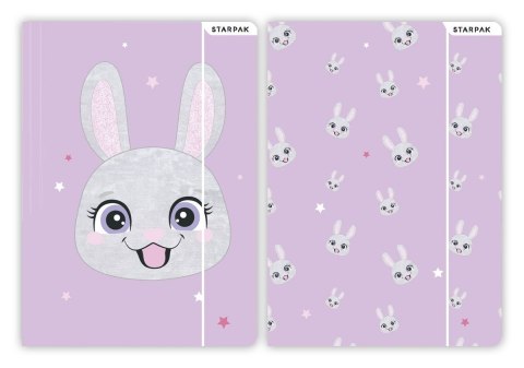 Teczka kartonowa na gumkę Rabbit A4 mix Starpak (536513) Teczka kartonowa na gumkę Rabbit A4 mix Starpak (536513)
