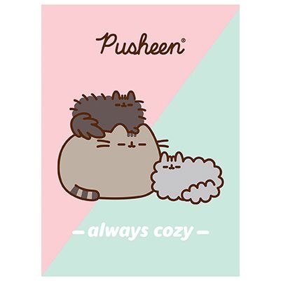 Zeszyt Pusheen A4 32k. 70g krata Unipap Zeszyt Pusheen A4 32k. 70g krata Unipap