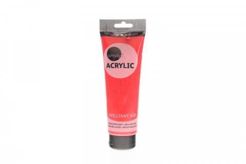 Farba akrylowa Daler Rowney Simply kolor: czerwony 250ml (126250547) Farba akrylowa Daler Rowney Simply kolor: czerwony 250ml (126250547)