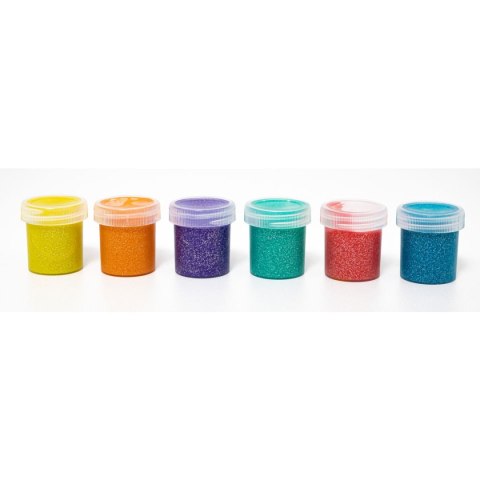 Farby plakatowe Astra dekoracyjne z brokatem kolor: mix 20ml 6 kolor. (301124002) Farby plakatowe Astra dekoracyjne z brokatem kolor: mix 20ml 6 kolor. (301124002)