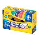 Farby plakatowe Astra dekoracyjne z brokatem kolor: mix 20ml 6 kolor. (301124002) Farby plakatowe Astra dekoracyjne z brokatem kolor: mix 20ml 6 kolor. (301124002)