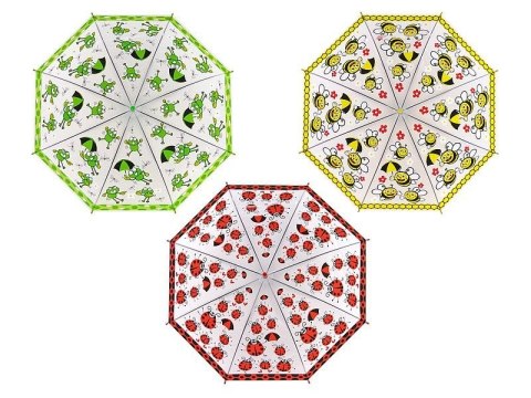 Parasol Adar automatyczny biedronka, pszczoła i żabka (490093) Parasol Adar automatyczny biedronka, pszczoła i żabka (490093)