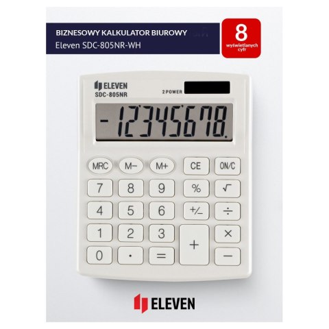 Kalkulator na biurko Eleven (SDC805NRWHEE) Kalkulator na biurko Eleven (SDC805NRWHEE)