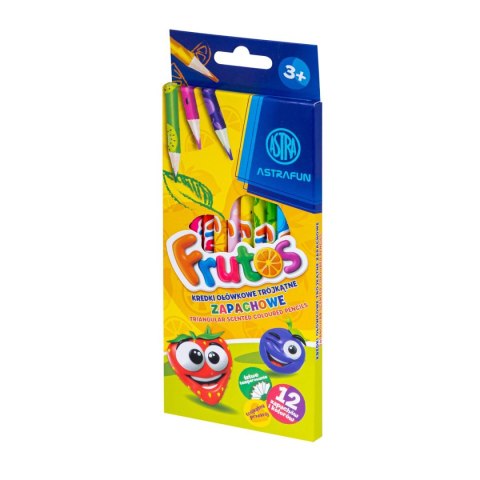 Kredki ołówkowe Astra Fun zapachowe trójkątne 312024002 12 kol. Kredki ołówkowe Astra Fun zapachowe trójkątne 312024002 12 kol.