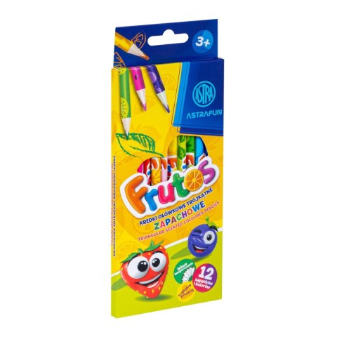 Kredki ołówkowe Astra Fun zapachowe trójkątne 312024002 12 kol. Kredki ołówkowe Astra Fun zapachowe trójkątne 312024002 12 kol.