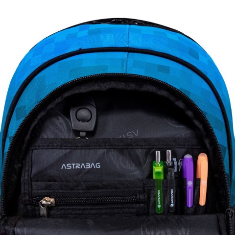 Plecak Astra Astrabag Blue Pixel (502024092) Plecak Astra Astrabag Blue Pixel (502024092)