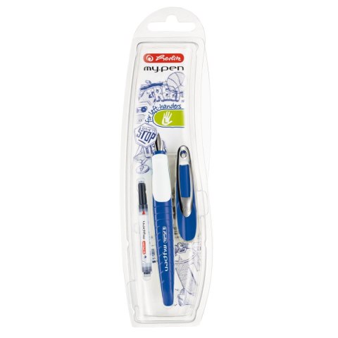 Pióro wieczne Herlitz My Pen 50046782 niebiesko białe L (300006787) Pióro wieczne Herlitz My Pen 50046782 niebiesko białe L (300006787)