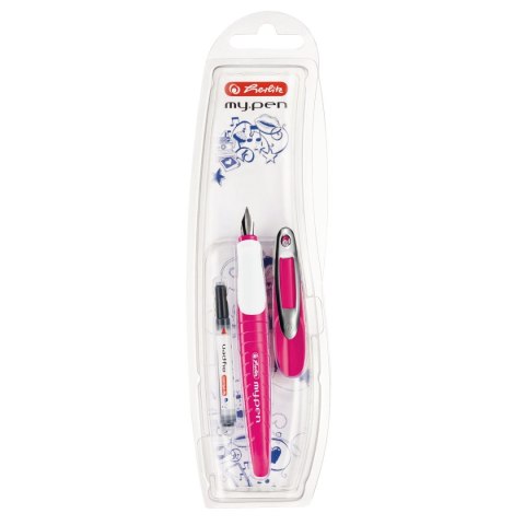 Pióro wieczne Herlitz My Pen 50046805 różowo białe M (300006789) Pióro wieczne Herlitz My Pen 50046805 różowo białe M (300006789)