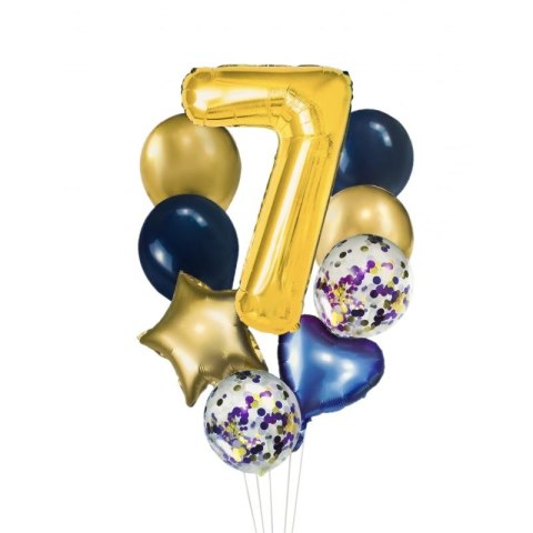 Balon foliowy Antella zestaw balonów cyfra 7 (BCF-204-7) Balon foliowy Antella zestaw balonów cyfra 7 (BCF-204-7)