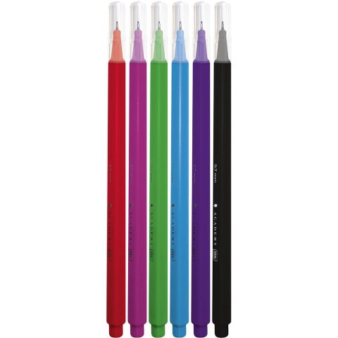 Cienkopis Interdruk ACADEMY mix 0,7mm 6kol. (5902277350046) Cienkopis Interdruk ACADEMY mix 0,7mm 6kol. (5902277350046)