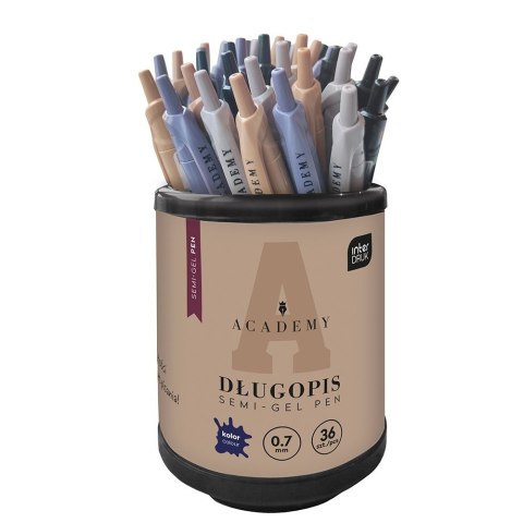 Długopis żelowy Noster ACADEMY z gripem 5902277346810 niebieski 0,7mm (36 szt) Długopis żelowy Noster ACADEMY z gripem 5902277346810 niebieski 0,7mm (36 szt)
