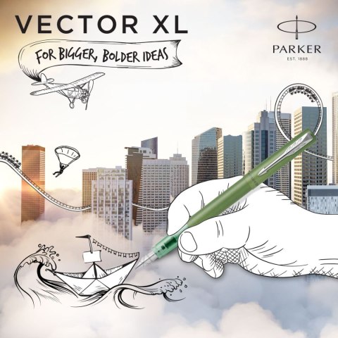 Ekskluzywne pióro wieczne Parker VECTOR 3026981597473 zielonty (2159747) Ekskluzywne pióro wieczne Parker VECTOR 3026981597473 zielonty (2159747)