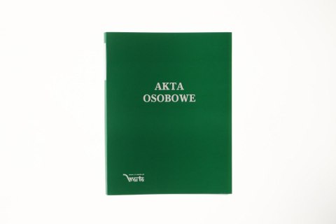 Teczka do akt osobowych Warta ABCDE A4 zielony papier (339-040) Teczka do akt osobowych Warta ABCDE A4 zielony papier (339-040)