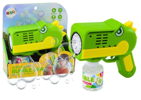 Bańki mydlane Lean Pistolet Na Bańki Mydlane Światła Dinozaur Zielony (18463) Bańki mydlane Lean Pistolet Na Bańki Mydlane Światła Dinozaur Zielony (18463)