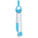Cyrkiel Keyroad Jelly-bean metalowy w etui 2 el. (KR971121) Cyrkiel Keyroad Jelly-bean metalowy w etui 2 el. (KR971121)