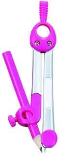 Cyrkiel Keyroad Jelly-bean metalowy w etui 2 el. (KR971121) Cyrkiel Keyroad Jelly-bean metalowy w etui 2 el. (KR971121)