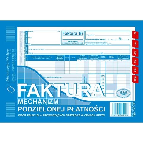 Druk offsetowy Michalczyk i Prokop Faktura VAT A5 (127-3P) Druk offsetowy Michalczyk i Prokop Faktura VAT A5 (127-3P)