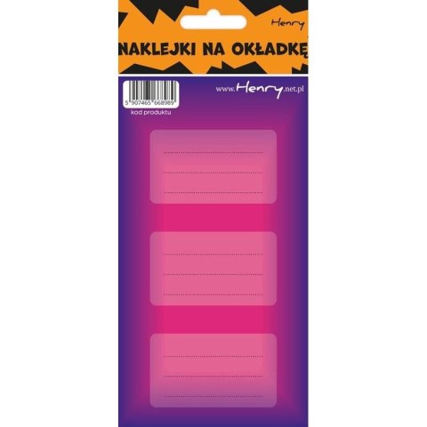 Naklejka na zeszyt Henry (5907465668989) Naklejka na zeszyt Henry (5907465668989)