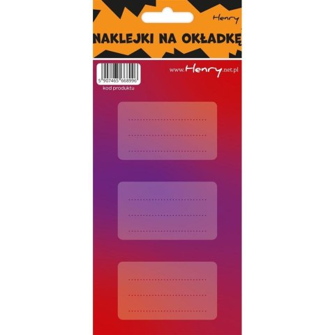 Naklejka na zeszyt Henry (5907465668996) Naklejka na zeszyt Henry (5907465668996)