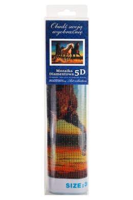 Zestaw kreatywny Diamentowa mozaika 30x40cm Konie 1 Flamingo Line (TMR24667)