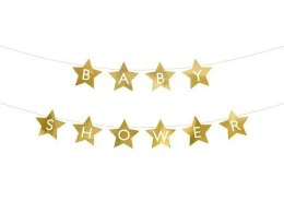 Girlanda Partydeco Baby shower, 290x16.5 cm, złoty (GRL97-019)
