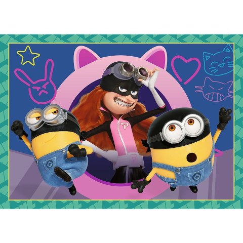 Puzzle Trefl Zwariowane Minionki 4w1 el. (34648) Puzzle Trefl Zwariowane Minionki 4w1 el. (34648)